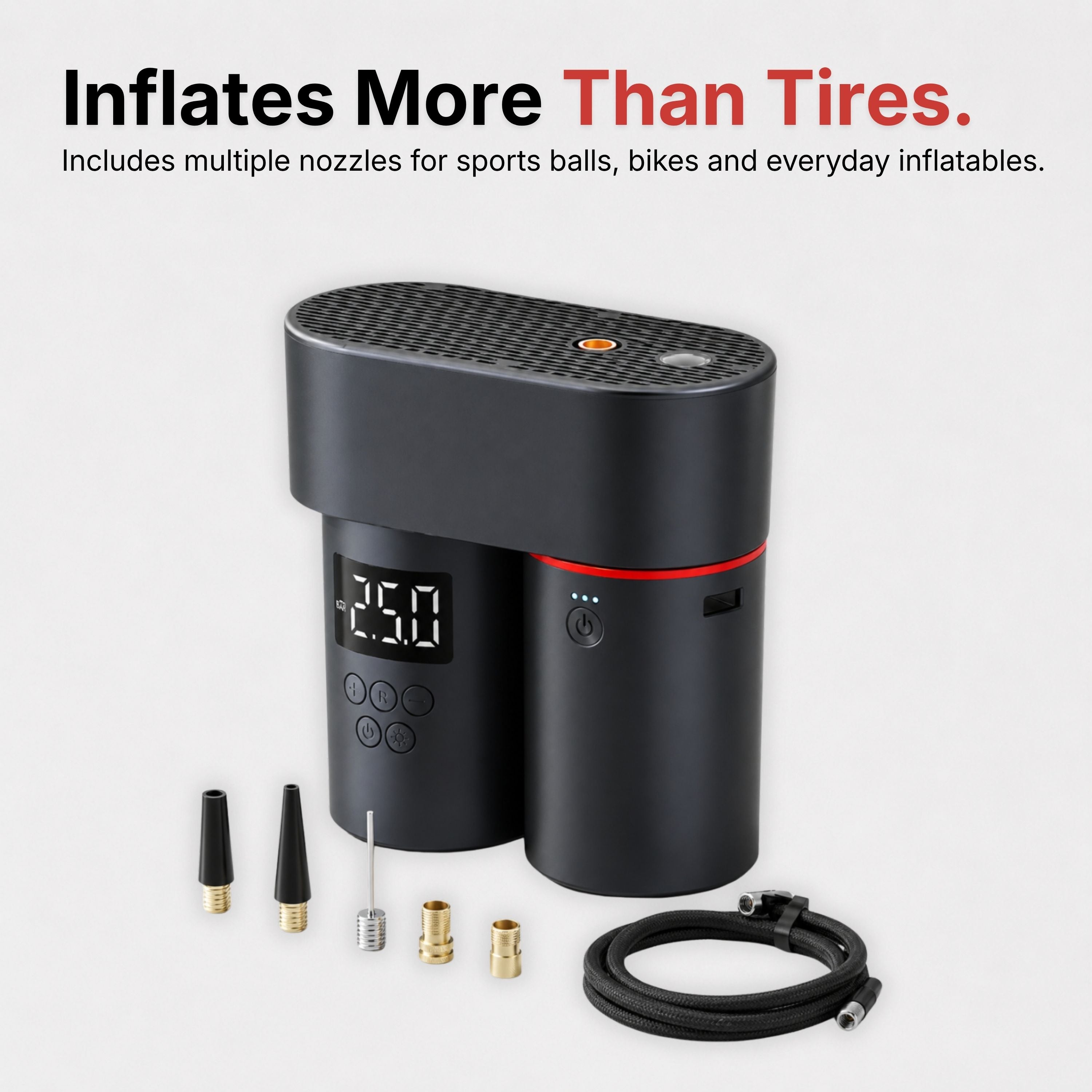 MIREL Air Inflator included in the Drive Kit