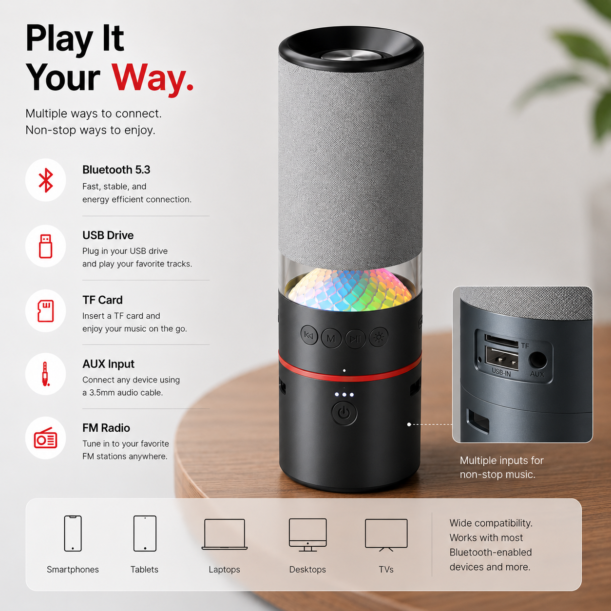 MIREL Echo Speaker included in the Home Kit