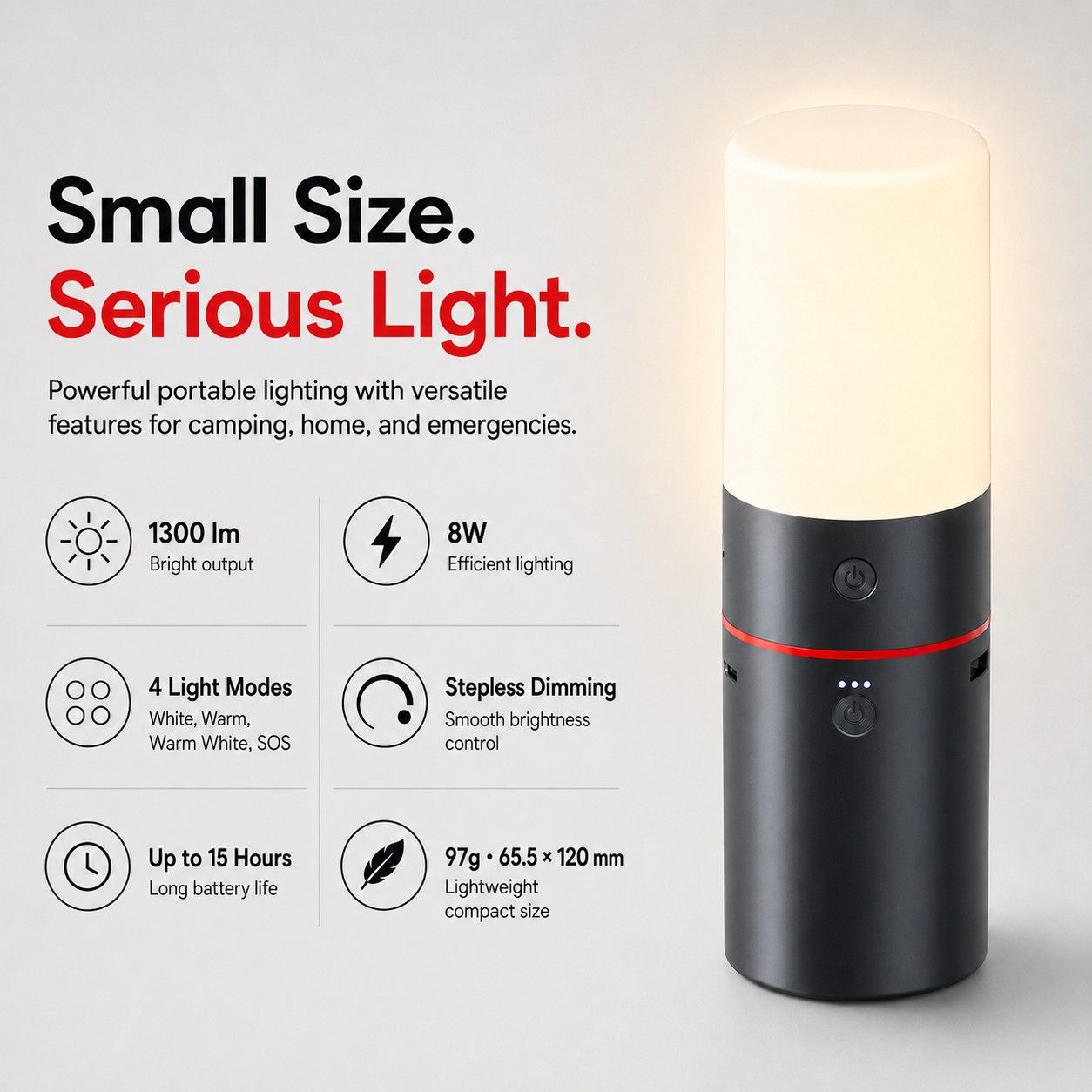 MIREL Glow Light included in the Go Kit