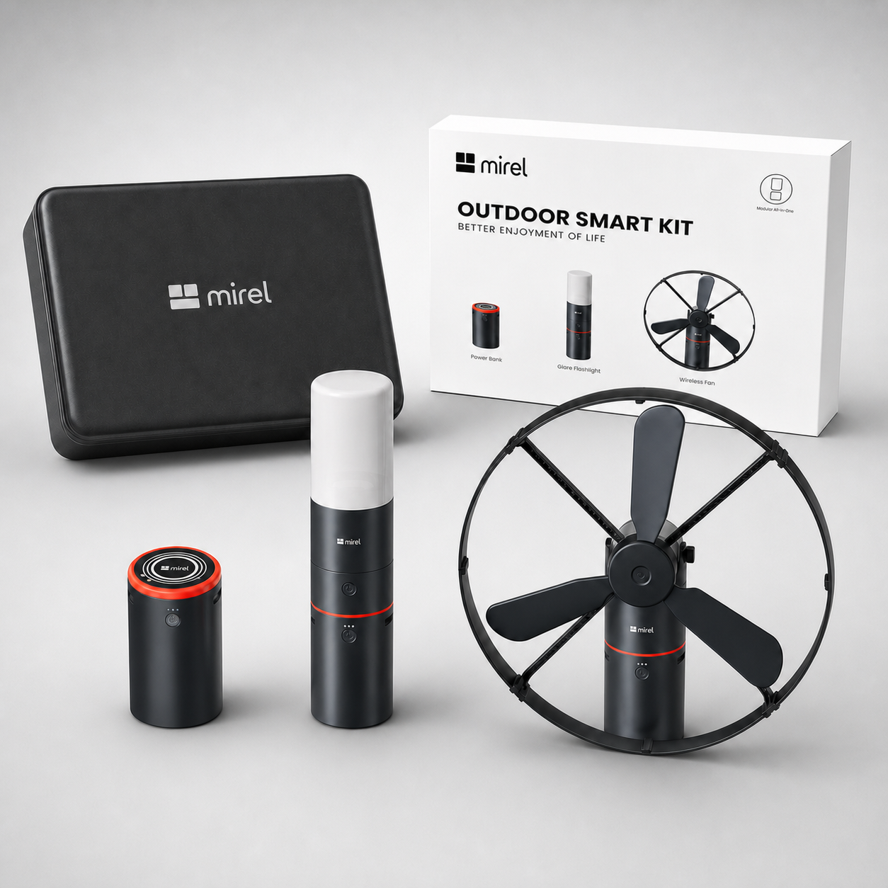 MIREL Go Kit for camping and outdoor use