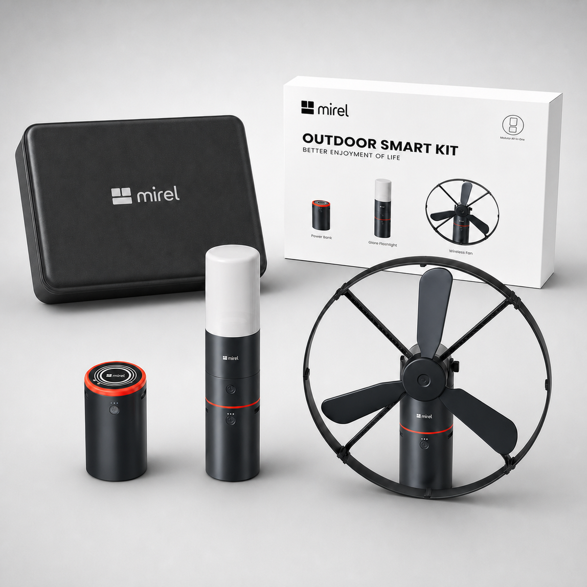 MIREL Go Kit for camping and outdoor use
